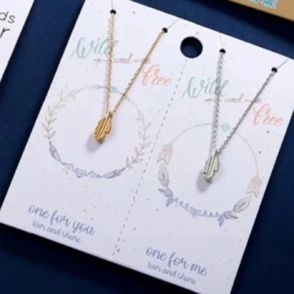Best Friend Birthday Gift Friendship Necklaces: Wild and Free NWT